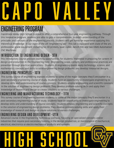 Engineering program flyer