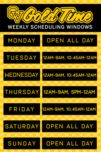 GOLD TIme Scheduling Window