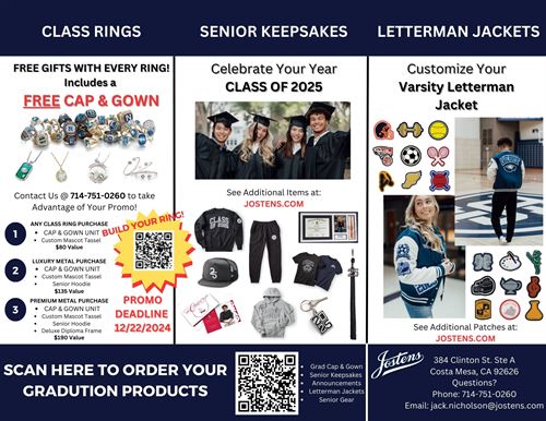 Jostens 24/25 Flyer