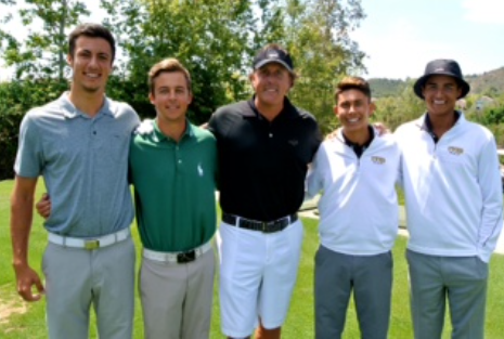 Golf team with Phil Mickelson